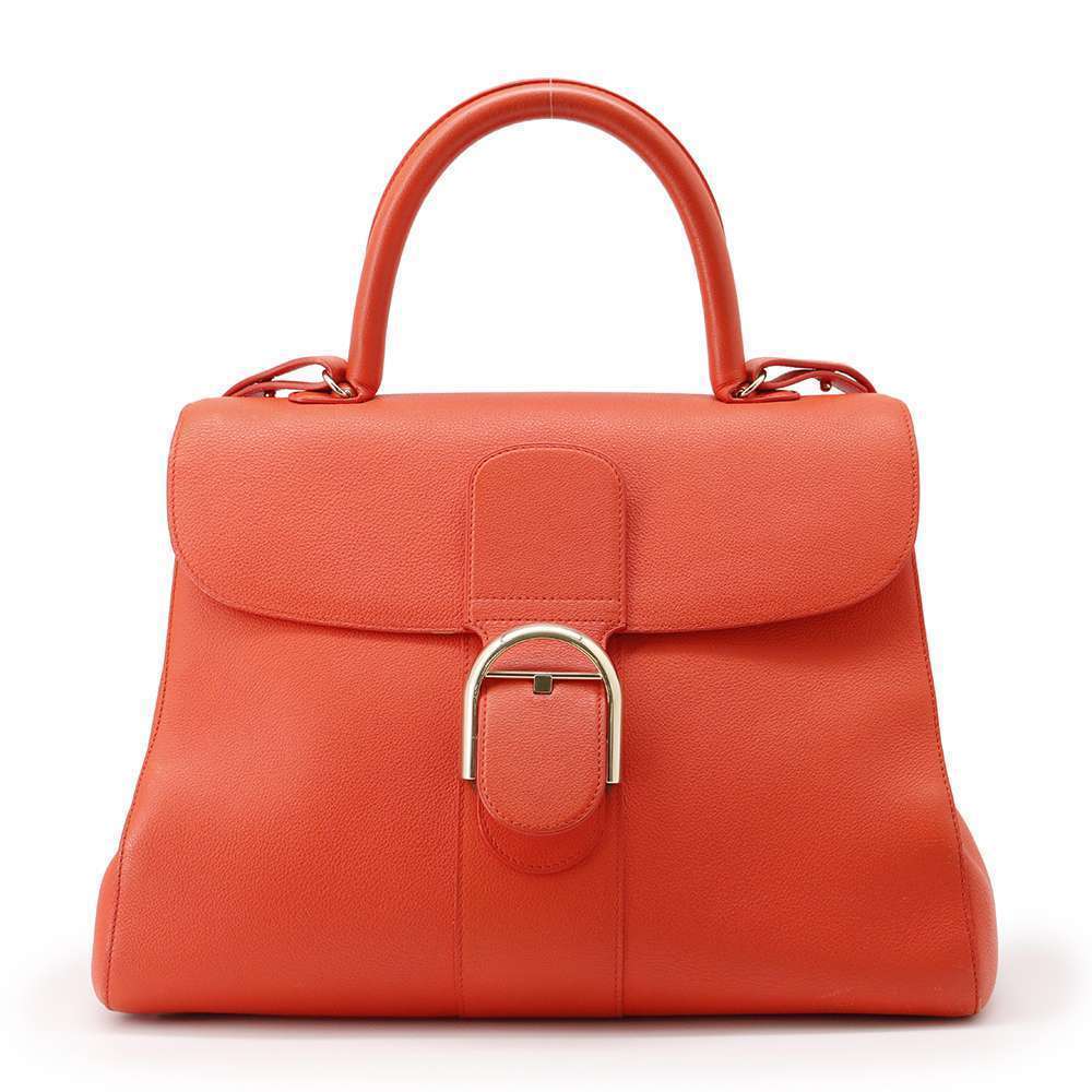 Delvaux Brillon GM 2way Shoulder Bag Red